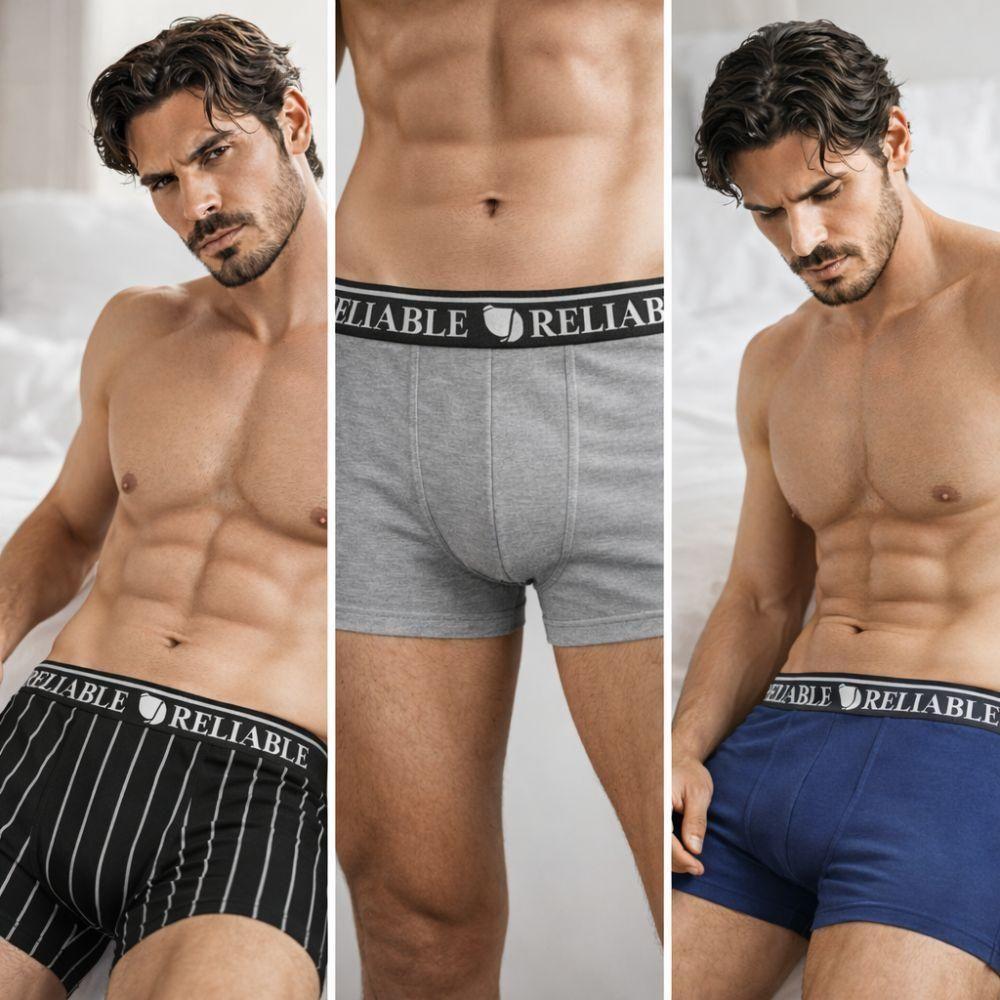 set boxer uomo multipack 6 pz comfort quotidiano - foto 5 Confezione da 6 boxer uomo in cotone elasticizzato, perfetti per il comfort quotidiano