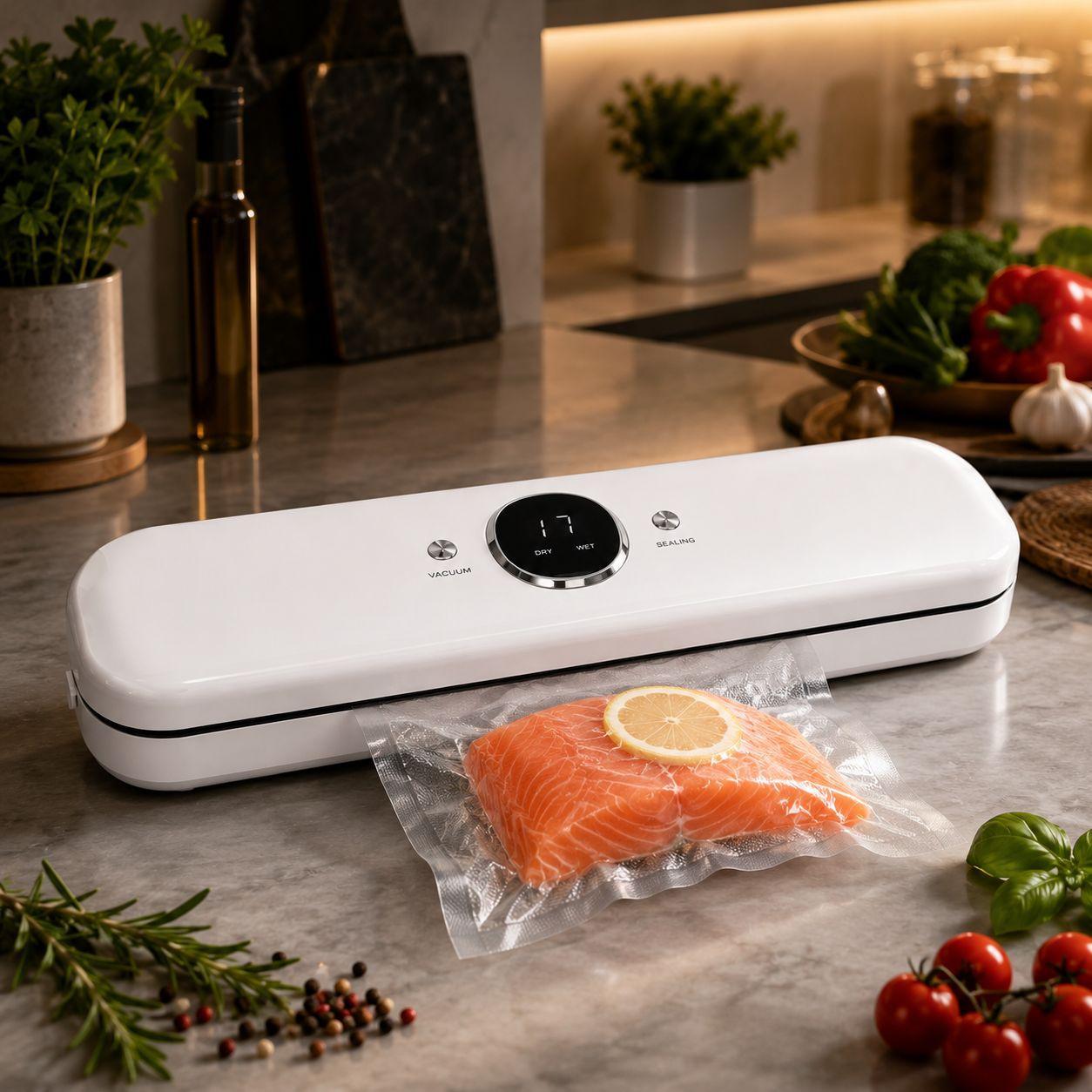 macchina sottovuoto automatica per alimenti con sigillatura ermetica - foto 5 macchina sottovuoto automatica per alimenti con sigillatura ermetica - foto 5