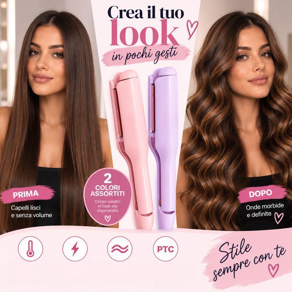 ferro per capelli ricci, colori assortiti - foto 2 ferro per capelli ricci, colori assortiti - foto 2