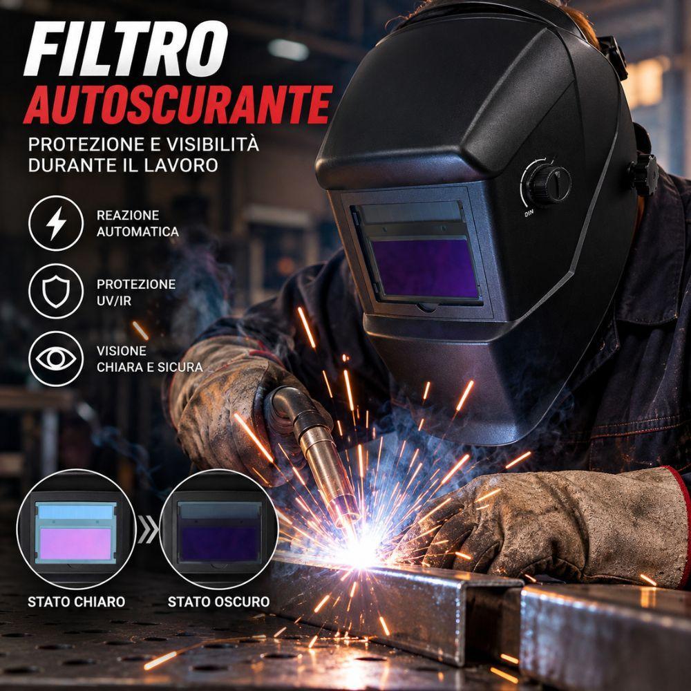  casco per saldatura autoscurante con filtro automatico - foto 2