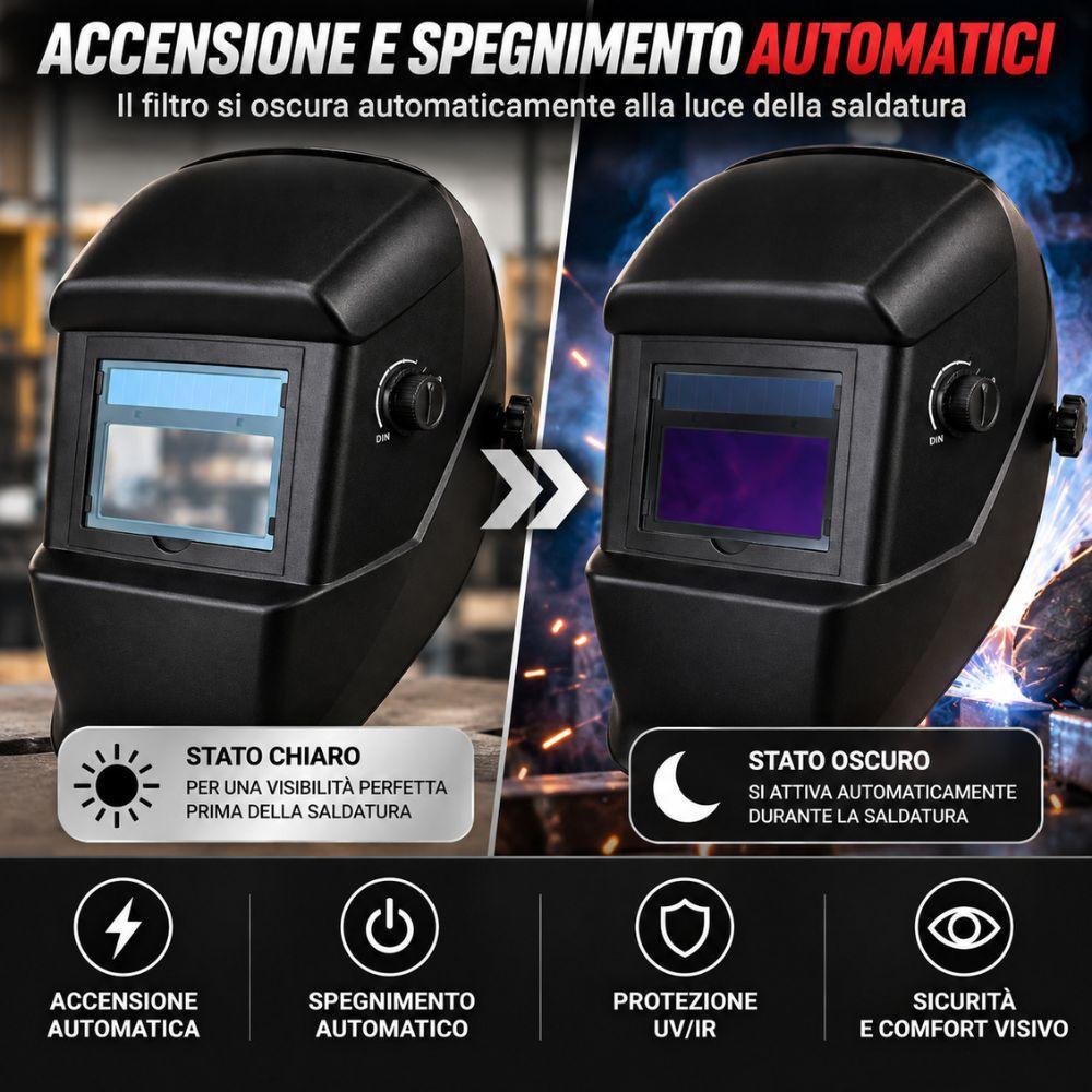 casco per saldatura autoscurante con filtro automatico - foto 3